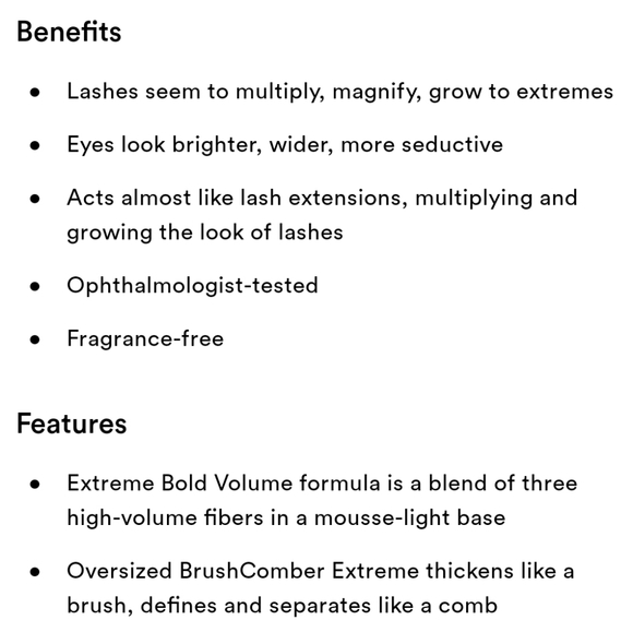 ESTEE LAUDER SUMPTUOUS EXTREME LASH MULTIPLYING VOLUME MASCARA. - Picture 3 of 3